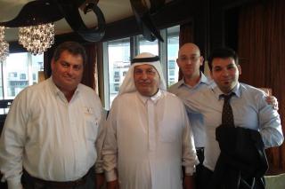 Picture taken in Dubai The Address Hotel with George M. Sfeir, ENGT C.E.O., Mohammed Al-Share & Emirates NDB Bank Executives